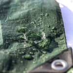 140GSMGreen &SilverTarpaulinSheetsHeavyDutyWaterproofCovers