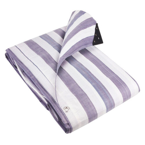 170GSMBlueWhiteStripedTarpaulinsMarketStallWaterproofTarpaulins