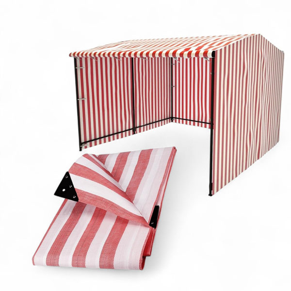 170GSMRedAndWhiteStripedTarpaulinsMarketStallTarpaulins 170GSMRedAndWhiteStripedTarpaulinsMarketStallTarpaulins
