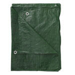 50GSMLightweightGreenTarpaulinsfor Camping &DIYUse