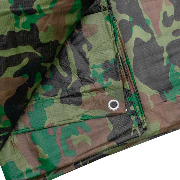 CamouflageTarpaulinSheets90gsmLightweightWaterproofTarpaulins