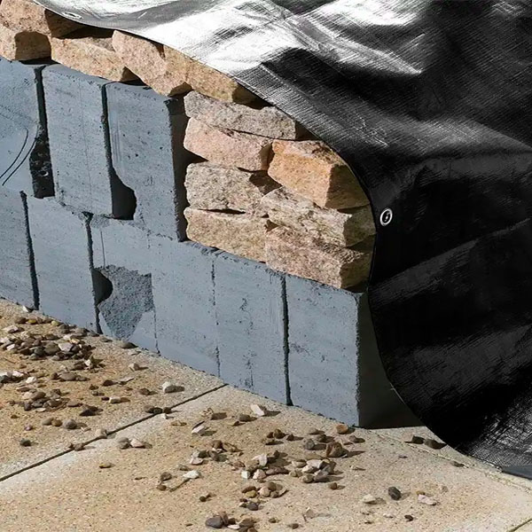 HeavyDutyBlackGoldTarpaulinWaterproofTarpaulinCover