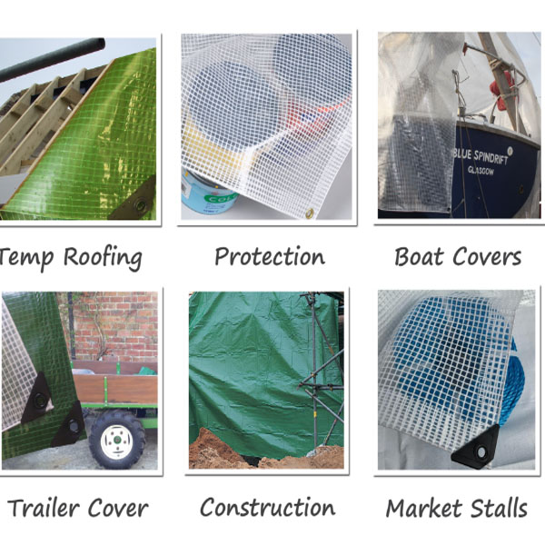250GSMClearMonotexTarpaulins Strong &UVResistantTarps 250GSMClearMonotexTarpaulins Strong &UVResistantTarps