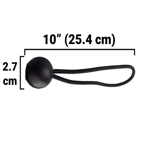 BlackBungeeBallTarpaulin10INCH25cm