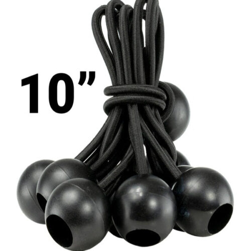 BlackBungeeBallTarpaulin10INCH25cm