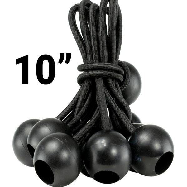BlackBungeeBallTarpaulin10INCH25cm