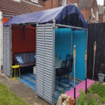 BlueAndBeigeTarpaulins350gsmSuperHeavyDutyTarpaulins