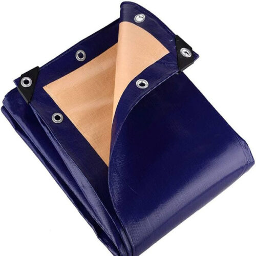 BlueAndBeigeTarpaulins350gsmSuperHeavyDutyTarpaulins