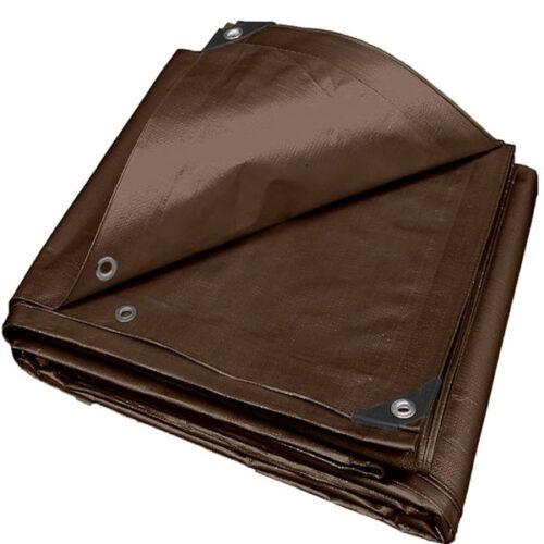 UltraHeavyDutyBrownTarpaulin240gsmToughOutdoorTarpaulin